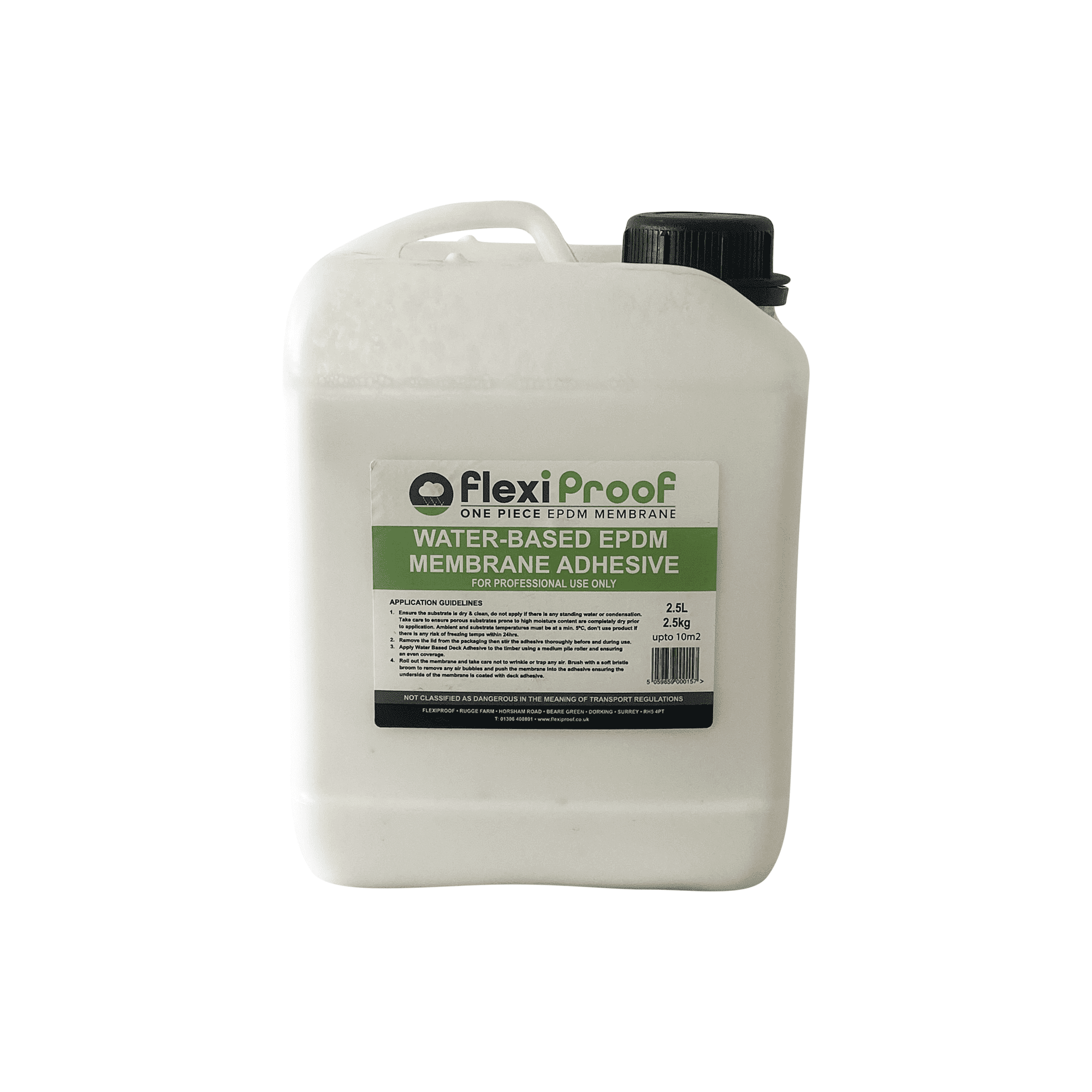 Flexi Proof Water Based Deck Adhesive Rubber Roofing Direct