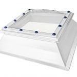 FIXED POLYCARBONATE ROOFLIGHT DOME AND KERB