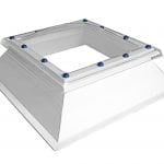 FIXED POLYCARBONATE ROOFLIGHT DOME AND KERB