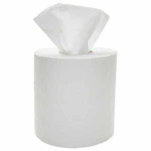 WHITE CENTREFEED ROLL