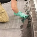 replace shed roof with EPDM