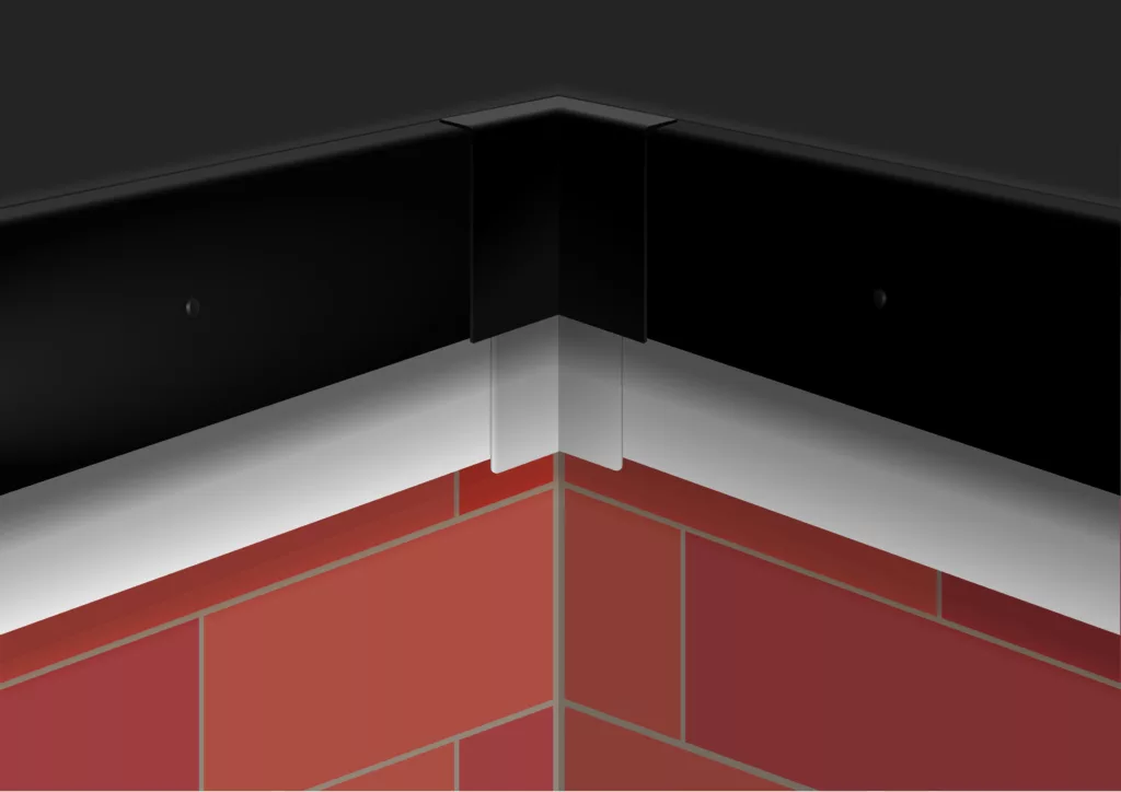 Gutter Drip Internal Corner | Training Hub